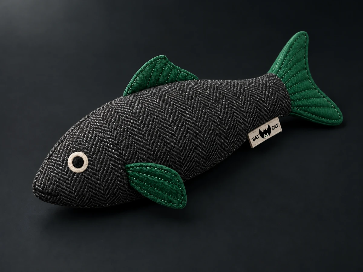 Preview of the BatCat cuddle & kick fish