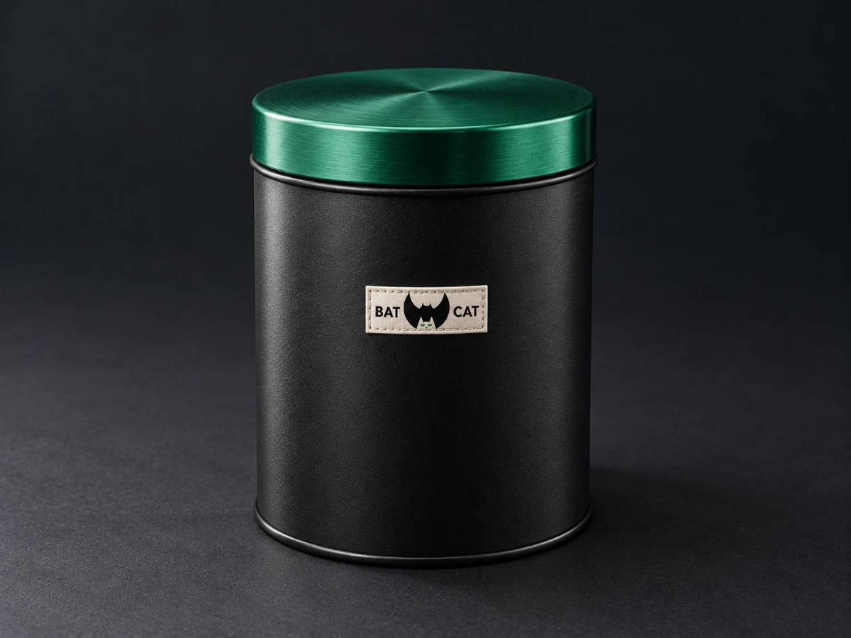 Preview of the BatCat treat-time tin